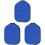 3Pcs Blue Reusable Table Tennis Racket Case Anti-Scratch Paddle Bag 1