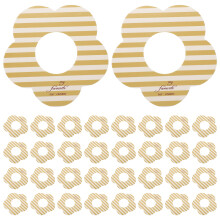 600Pcs Decorative Golden Paper Ice Cream Cone Holders for Events
