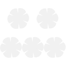 5Pcs DIY White Bowl Wrap Quilting Rulers Compact Sewing Templates