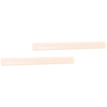 12 Pcs Spare Part Beige Plastic Bridge Saddle Nut for Classical Guitar