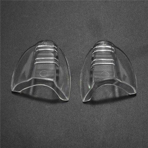 2 Pair Glasses Side TPU Clear Glasses Protective Covers Flap Side Protector for 12mm Glasses Frame