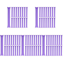 250Pcs Purple Pe Inflatable Noise Sticks Cheerleading Party Favors