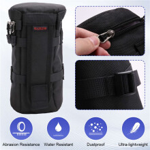 SLR Camera Lens Bag Camera Lens Protective Case Lens Tube Storage Bag Waterproof Shockproof Lens Bag for ,,A