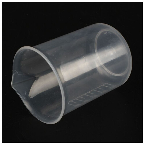 12 Pcs 50 Ml Laboratory Plastic Water Liquid Measuring Cup Transparent 2