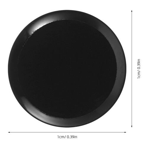 Black Home Button Adhesive Stickers For Phones Resistant 2