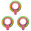 3Sets Portable Plastic Fruit Measuring Lap Diameter Gauge for Growers 1