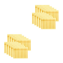 200Pcs Yellow Waterproof PVC Arrow Indicator Stickers for Daily Use