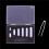 2X Magnetisch Rührstäbchen Gemischte Größe PTFE Magnet Rührstäbchen Rührstäbchen, Typ-B Set 2