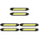 6Pcs Waterproof Daytime Running Light Silicone Multi Color Drl 1