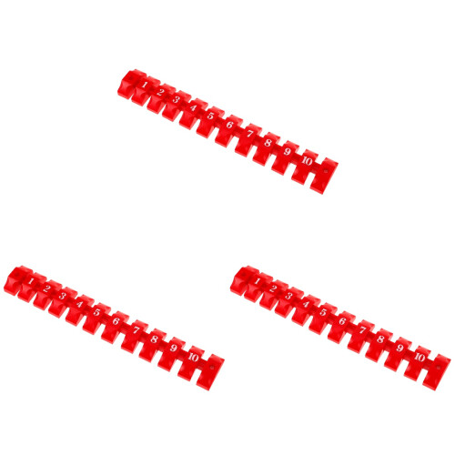 3Pcs Red Foosball Score Indicator Plastic Score Counters for Home Use