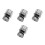4Sets Quick Release Motorcycle Seat Bolt Kit Aluminum Alloy Silver 1