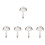 5Pcs Premium Silver Bar Strainer Spoon for Cocktail Ice and Fruit Tea 4