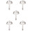 5Pcs Premium Silver Bar Strainer Spoon for Cocktail Ice and Fruit Tea 7