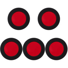 5Pcs Professional Red Telescope Filters Aluminum Glass for Outdoor Use