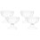 4Pcs Clear Plastic Footed Dessert Cups for Ice Cream and Snacks 1