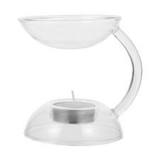 2St Transparante Glass Incense Stove Aromatherapie Decoratie Elegant
