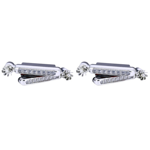 2Pcs Adjustable Green Energy Wind Power Daytime Running Lamp Multi