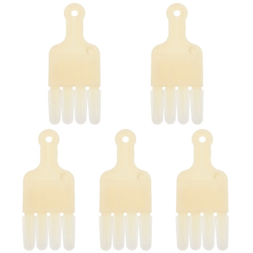5Pcs White Plastic Beekeeping Royal Jelly Scrape Pen Extraction Tool