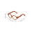 Doll Glasses Leopard Plastic 2pairs Dress Craft Making 2