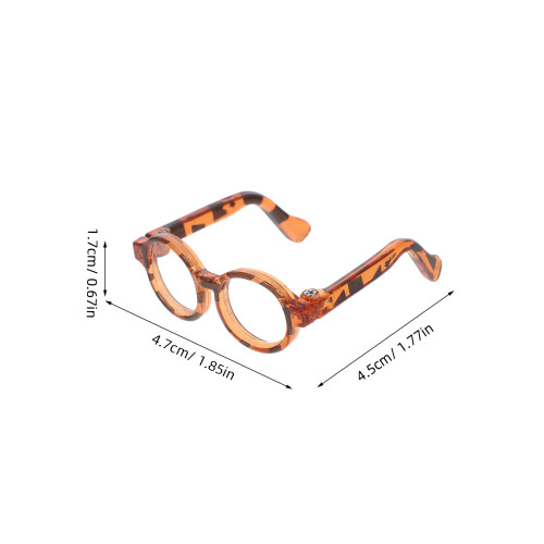 Doll Glasses Leopard Plastic 2pairs Dress Craft Making 1