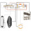 2X Prewired Guitar Control Plate,Loaded 3-Way Blade  Push Pull Potentiometer Excellent CTS Pot Speed Knobs 3