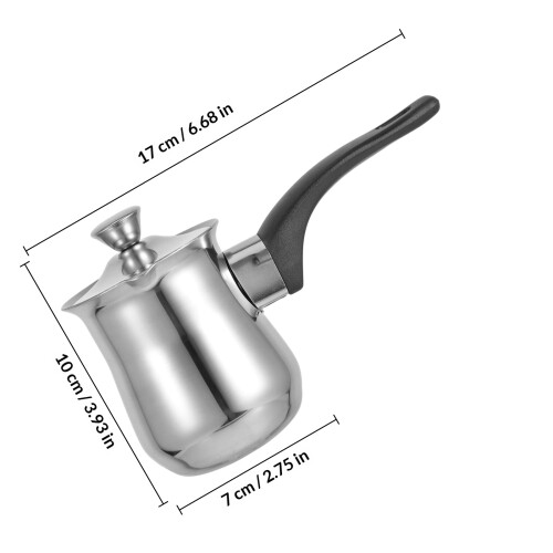 Stainless Steel Coffee Pot Silver For Versatile Use 1