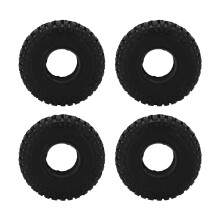 Set anvelope cauciuc 1.9 inch pentru 1:10 Rc Crawler Axial Scx10, flexibilitate bună cu căptușeală burete, durabilitate excelentă, bandă de