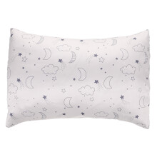 Comfortable Beige Travel Pillowcase for Kids with Envelope Closure