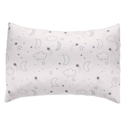 Comfortable Beige Travel Pillowcase for Kids with Envelope Closure