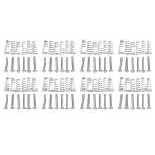 24 Stueck E-Gitarre Tremolo Bridge Saite Saettel Halterung Einstellen Konische Feder und Schrauben Silber