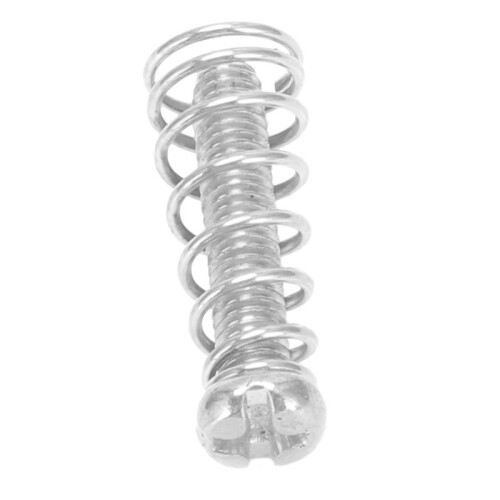 24 Pcs Electric Guitar Tremolo Bridge String Saddles Mount Adjust Conical Spring and Screws Silver 2