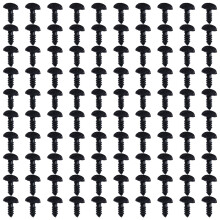 200Pcs Safe Black Plush Toy Nose Soft Flocking Triangle for Doll DIY