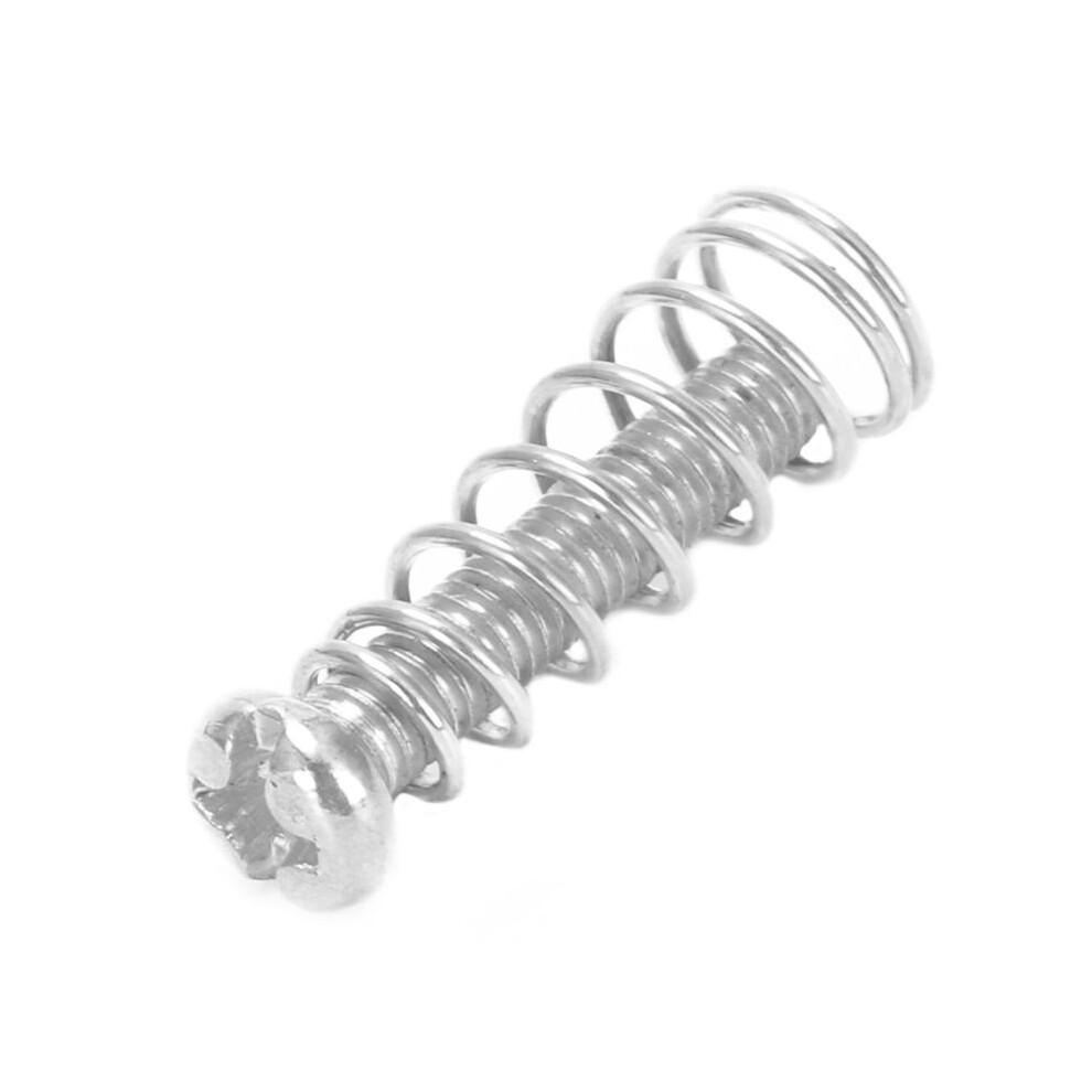 24 Pcs Electric Guitar Tremolo Bridge String Saddles Mount Adjust Conical Spring And Screws Silver 4712799354085