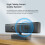 1080P USB Webcam Computercamera met HiFi-Luidspreker Microfoon Computercamera Videoconferentiecamera voor Pc-Laptop 1