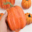 7-Piece Foam Pumpkin Decor Set Orange and White 7