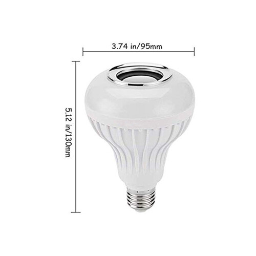 RGBW LED Bluetooth Bulb E27 6W with Music Sync 1