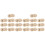 20Pcs Easy Use Golden Snap Buttons Sewing Accessories Set 1