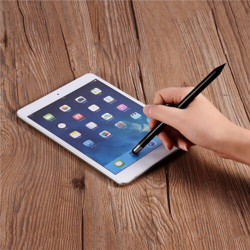 No Bluetooth Connection Stylus Pen for Touchscreen Devices, High Sensitivity Capacitive Pencil Compatible with iPad iPhone Samsung Galaxy Tablets 1