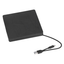 Advanced Burning Technology Bluray Drive, Ultra-Slim & Portable Plug & Play CD Burner, Silent & High Speed Operation & Wide Compatibility for