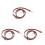 3Pcs PU Bag Strap Replacement Adjustable Coffee Gold for Shoulder Bag 1