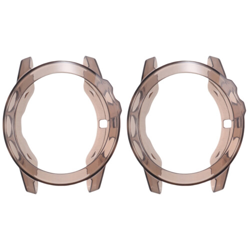 2Pcs Protective Frame Cover for 5X Watch Black Thick Durable Shell