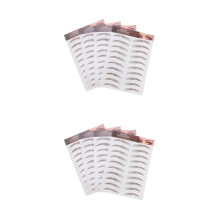 8Pcs Waterproof False Eyebrows Stickers 6D Hair-Like Brown 3 for Face