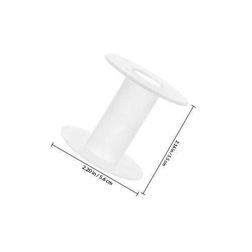10 Pcs Ribbon Spool Holder Empty Wire Spools Machine Transparent 1