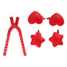 Pep Rallies Noise Solution, Birthday Celebration Clapper with Easy to Use Mechanism, Detachable Star and Love Heart Design, Ideal for Corporate Event