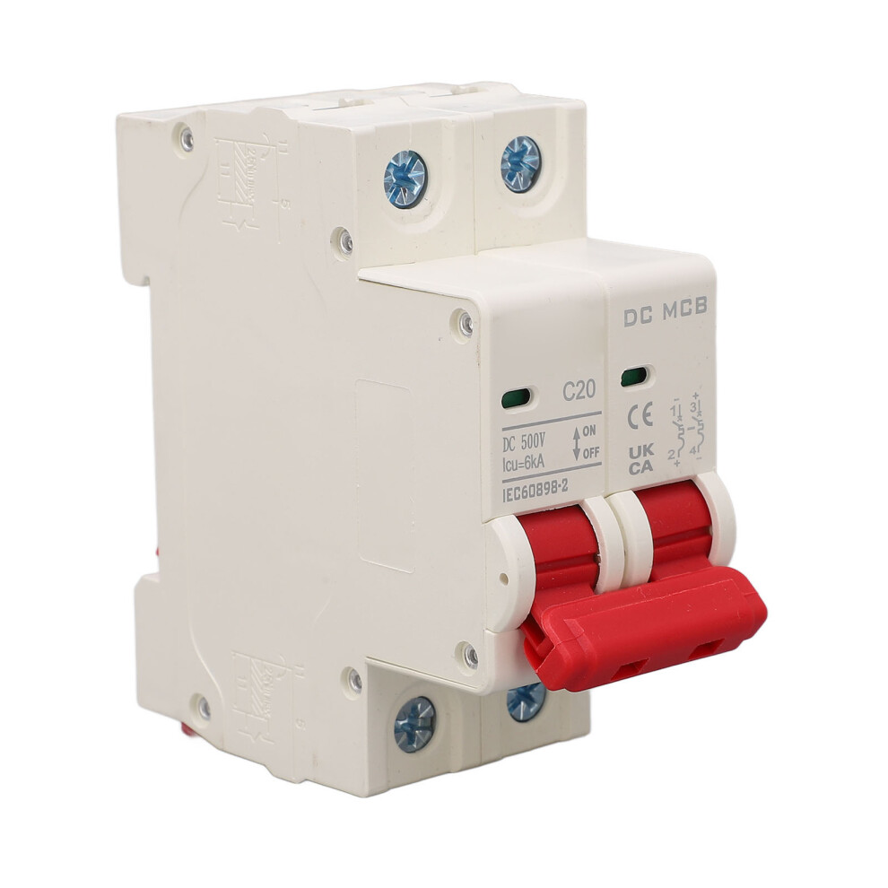 Miniature Circuit Breaker For Solar Panels Grid System, Low Voltage Dc6000a Breaking Ability Fast Closing Electromagnetic Tripping System, 35Mm Din 9175034937439