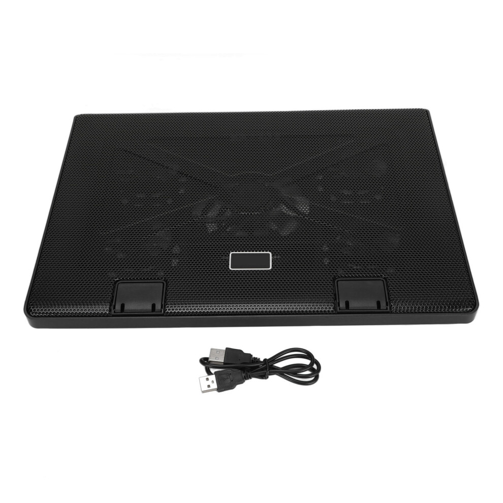 Notebook Cooler, Frameless Aluminium Grille Cover With Deep Heat Dissipation, Quiet Fan Operation For Notebooks Under17in, Telescopic Baffle For 9479868269989