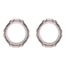 2pcs Black Smart Watch Protective Cover Tpu Watch Case Compatible For