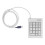 18-Key Mechanical Numeric Keypad, Silent Key Typing, Plug And Play, Small And Compact, Compatible With Multiple Systems 1