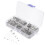 Compact Silver Metal Pins Locking Back for Sewing and DIY 9