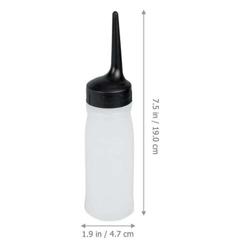 3pack Squeeze Bottle Hair For Salon Use With Transparent Design 1